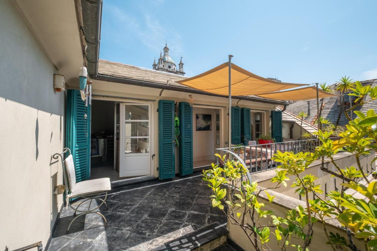 ジェノヴァ Attico Palazzo Giustiniani Bed & Breakfast エクステリア 写真