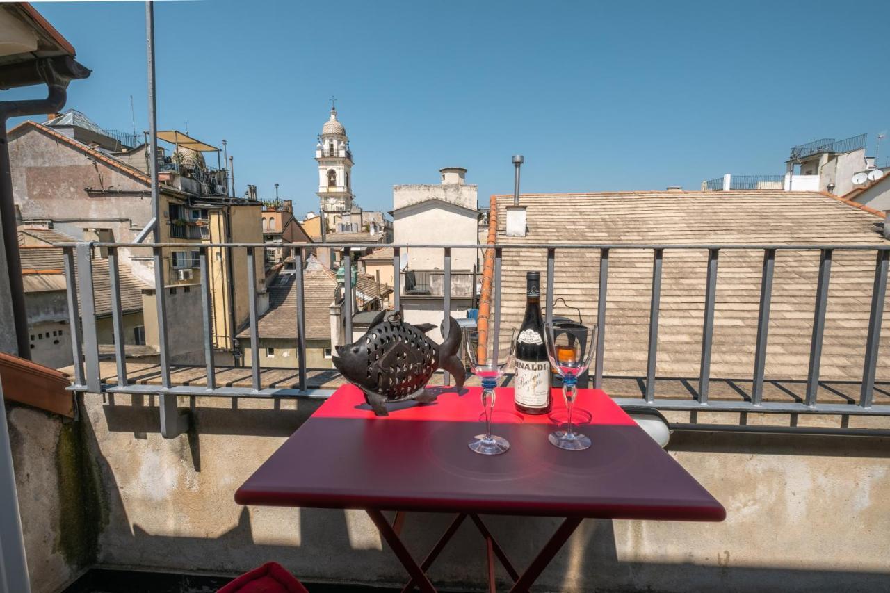 ジェノヴァ Attico Palazzo Giustiniani Bed & Breakfast エクステリア 写真